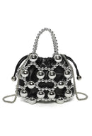 Mary Beaded Bag - Black
