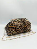 Mel Leopard Print Slouch Bag
