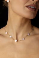 Absolute Clover Necklace Pink - N2350PK