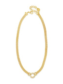 Absolute Crystal Circle Necklace N2393GL