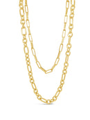 Absolute Double Chain Necklace N2409GL Gold