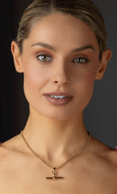 Absolute Gold T-Bar Necklace - N2417GL