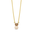 Absolute Champagne Pearl Diamante Necklace - N2458CH