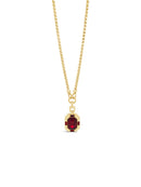 Absolute Siam Pendant Necklace N2469SI