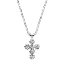 Newbridge Cross Pendant Clear JC107C