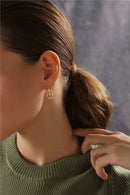 Newbridge Hoop Earrings with Mixed Stone ER8810