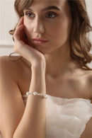 Newbridge Pearl Leaf Link Bracelet BR3217P