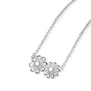 Newbridge Floral Pendant with Clear Stones P1078
