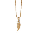 Newbridge Angel Wing Pendant with Blue & Clear Stones P88640