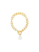 Absolute Pearl & Gold Bracelet - Gold B2255GL