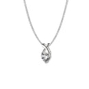 Newbridge Pendant Clear Heart Stone JC2651