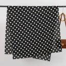 Polly Polka Dot Scarf - Black
