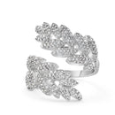 Newbridge Silver Plated Leaf Ring R0050SP