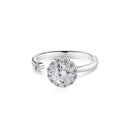 Newbridge Revolving Ring with Clear Stones R503