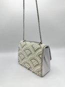 Rebecca Pearl & Crystal Bag - Silver