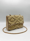 Rebecca Pearl & Crystal Bag - Gold