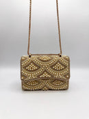 Rebecca Pearl & Crystal Bag - Gold