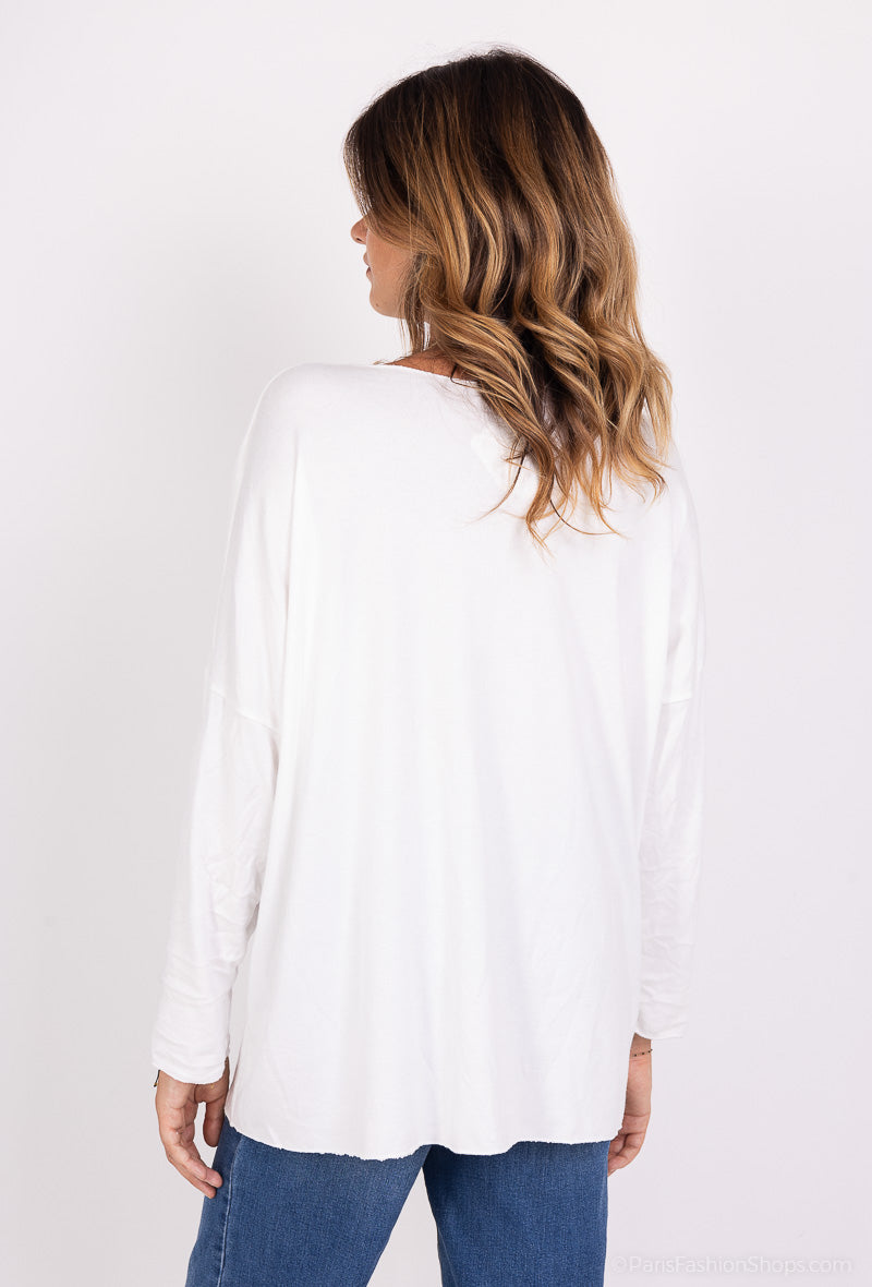 Reese No'5 Blouse - White