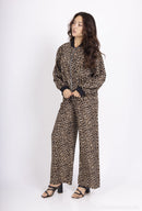 Shea Leopard Print Trousers