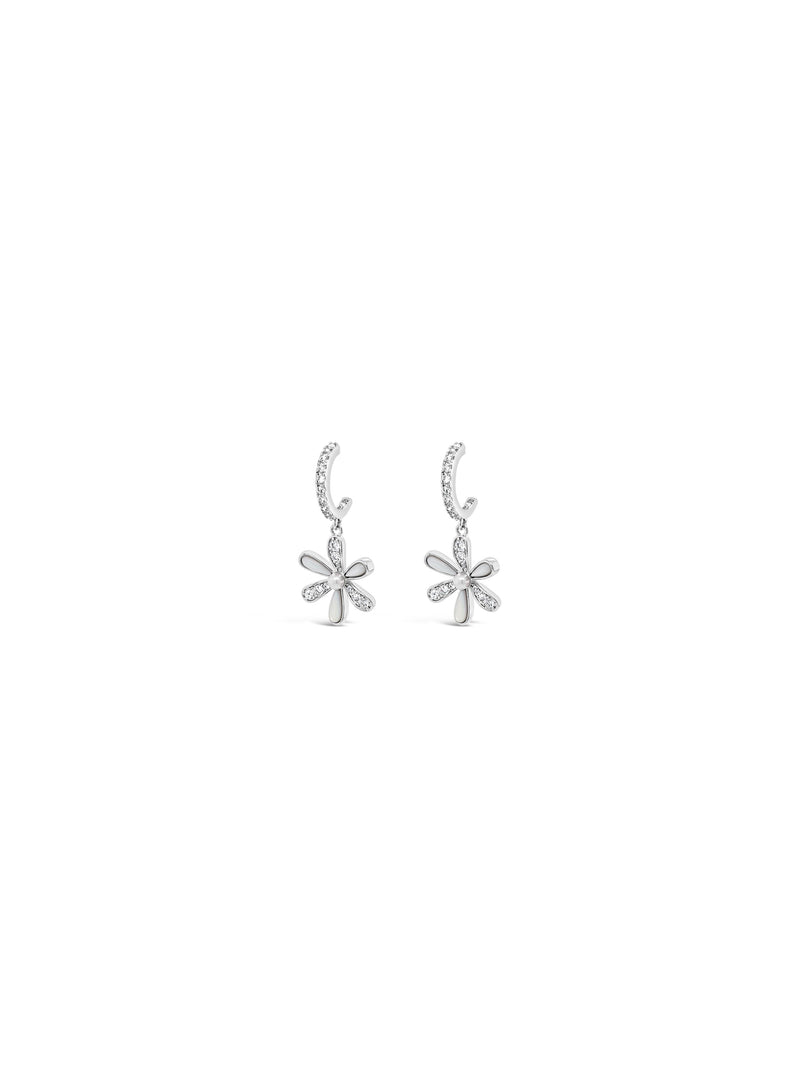 Absolute Daisy Pearl & Opal Earrings - Silver E2256SL