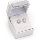 Tipperary Crystal Silver Round Earrings 107069