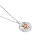 Newbridge Silver & Rose Gold Plated Pendant P0031SRP