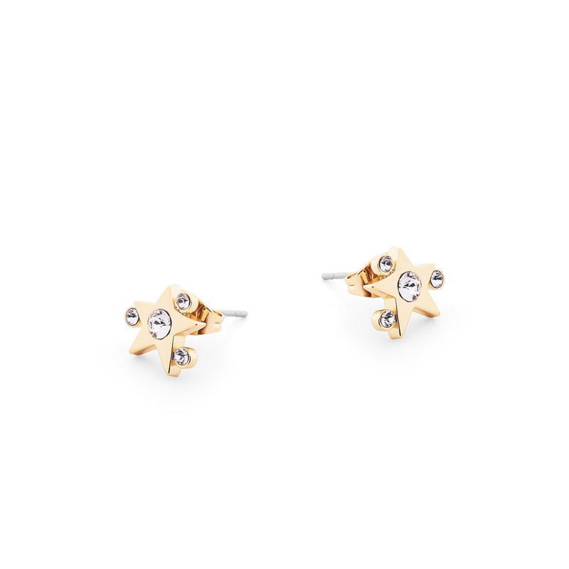 Tipperary Crystal Star Burst Gold Earrings 165120