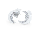 Tipperary Crystal Crescent Moon Earrings 146082