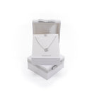 Tipperary Crystal Interlocking Circle Pendant 123984 Silver