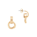 Tipperary Crystal Love Knot Hoop Drops 189539
