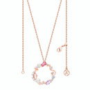 Tipperary Crystal Maureen O'Hara Vintage Wreath Rose Gold Pendant