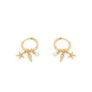 Tipperary Crystal Pearl, Shell & Starfish Hoops 189065