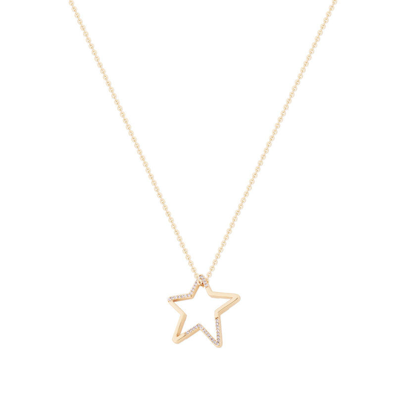 Tipperary Star Cut out Pendant Gold 165069