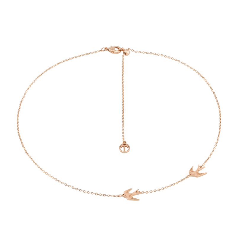 Tipperary Swallow Chain - Rose Gold