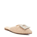 XTI Woven Pearl Mule - Beige  142682