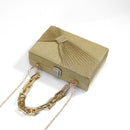 Bonnie Bow Glitter Clutch - Gold