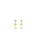 Absolute Set of 3 Multi Stud Earrings - E2302gl