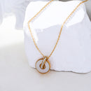 Saoirse Necklace With Pearl Mother Of Pear Pendant