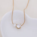 Niki Crystal & Pearl Necklace