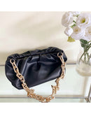 Ash Chunky Strap Pooch Bag - Black