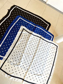 Hepburn Polka Dot Neck Scarf - Black