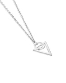 Newbridge Sonata Triangular Pendant Silver Plated P1636
