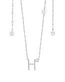 Tipperary Crystal Initial Pendants - Silver