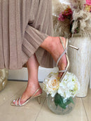 Menbur Crystal Sandals - Gold 23692