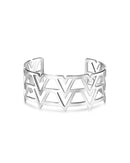 Newbridge Sonata Triangular Bangle Silver Plated LB502