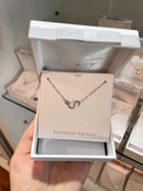 Tipperary Crystal Initial Pendants - Silver