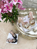 Una Healy “Feels So Right" Vinyl Platform Sandal - Black