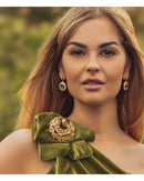 Newbridge Earrings with Montana Stone ER1035G