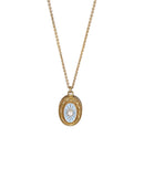 Newbridge Turquoise Coloured Pendant with Pearl Stone