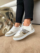 DT New York Stripe Trainers - Beige